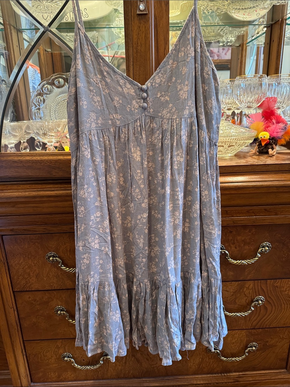 Dress Forum Mauve Spaghetti Strap Dress
